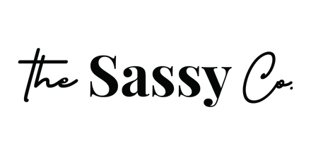 Logo of 'the Sassy Co.' with a white background
