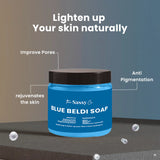 Moroccan Blue Beldi Soap - Deep Exfoliating & Moisturizing Hammam Ritual