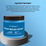 Moroccan Blue Beldi Soap - Deep Exfoliating & Moisturizing Hammam Ritual